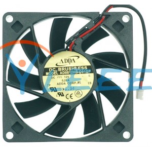 ADDA AD0812HB-D91GP 12V 0.2A 2wires Cooling Fan