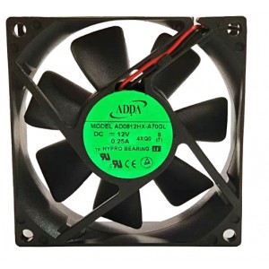 ADDA AD0812HX-A70GL 12V 0.25A 2wires Cooling Fan