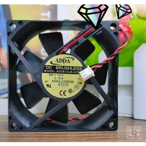 ADDA AD0812LB-A70GL 12V 0.12A 2wires Cooling Fan