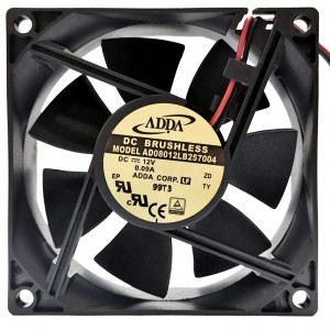 ADDA AD0812LB257004 12V 0.09A 2wires Cooling Fan 