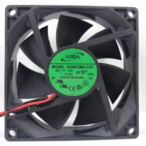 ADDA AD0812MX-C70 12V 0.16A 1.92W Cooling Fan