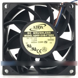 ADDA AD0812UB-F7BDS 12V 1.2A 4wires Cooling Fan