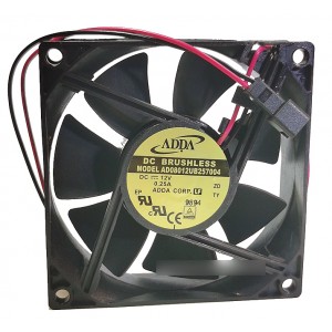 ADDA AD0812UB257004 24V 0.26A 2wires Cooling Fan 