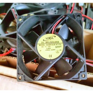 ADDA AD0812US-A71GL 12V 0.45A 2wires Cooling Fan