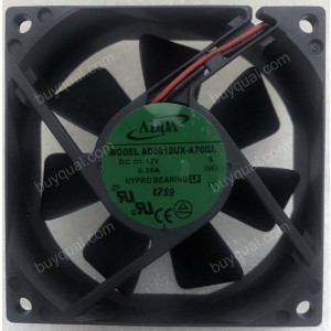 ADDA AD0812UX-A70GL 12V 0.30A 2wires Cooling Fan