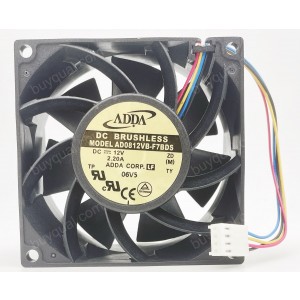 ADDA AD0812VB-F7BDS 12V 2.2A 4wires Cooling Fan