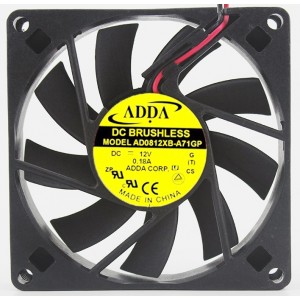 ADDA AD0812XB-A71GP 12V 0.55A 2wires Cooling Fan