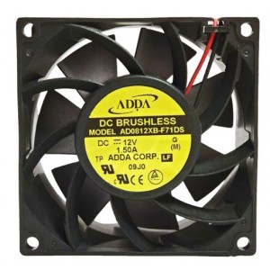 ADDA AD0812XB-F71DS 12V 1.50A 2wires Cooling Fan