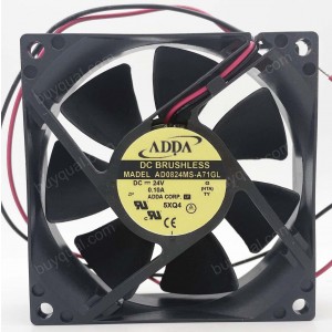 ADDA AD0824MS-A71GL 24V 0.1A 2wires Cooling Fan