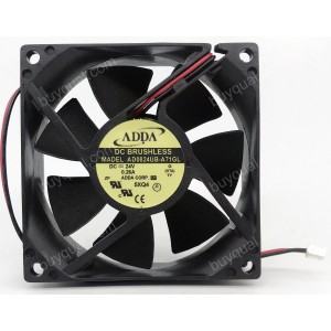 ADDA AD0824UB-A71GL 24V 0.26A 2wires Cooling Fan