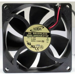 ADDA AD0824UB-A71GP 24V 0.20A 2wires Cooling Fan