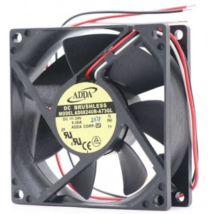 ADDA AD0824UB-A73GL 24V 0.26A 3 Wires Cooling Fan 