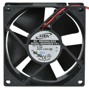 ADDA AD0848UB-Y51 48V 0.14A 2wires Cooling Fan