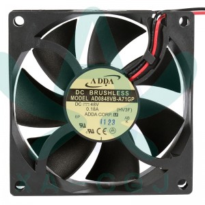 ADDA AD0848VB-A71GP 48V 0.18A 2wires Cooling Fan