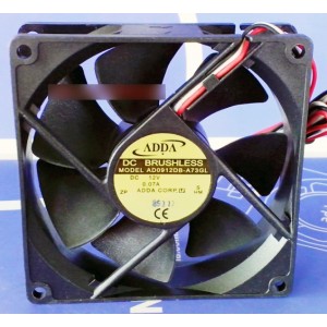 ADDA AD0912DB-A73GL 12V 0.07A 2wires cooling fan