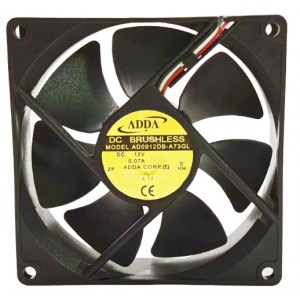 ADDA AD0912DB-A73GL 12V 0.07A 3wires cooling fan