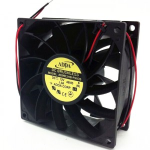 ADDA AD0912HB-F91DS 12V 1.0A 2 wires Cooling Fan