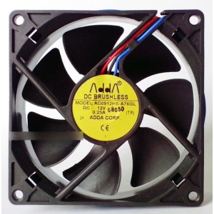 ADDA AD0912HS-A76GL 12V 0.25A 3 Wires Cooling Fan 