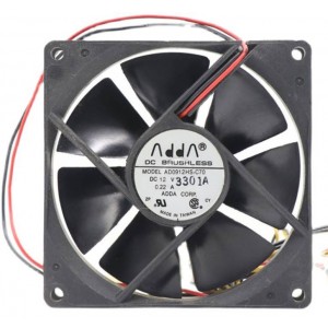 ADDA AD0912HS-C70 12V 0.22A 2wires Cooling Fan 