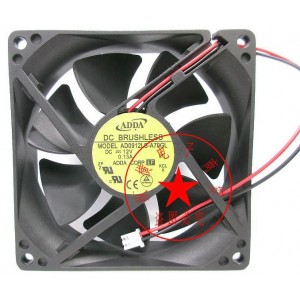 ADDA AD0912LS-A70GL 12V 0.13A 2wires Cooling Fan