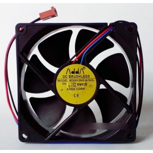 ADDA AD0912MS-A76GL 12V 0.17A 3wires Cooling Fan 
