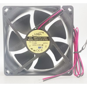 ADDA AD0912UB-A70GL 12V 0.30A 2wires Cooling Fan