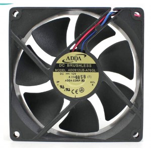 ADDA AD0912UB-A76GL 12V 0.30A 3wires Cooling Fan