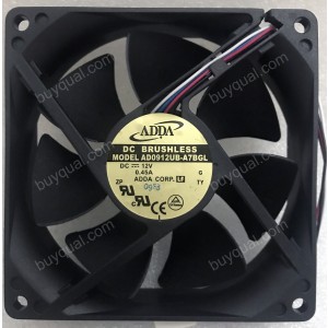 ADDA AD0912UB-A7BGL 12V 0.45A 4wires Cooling Fan