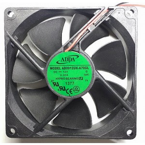 ADDA AD0912UX-A70GL 12V 0.3A 2wires Cooling Fan