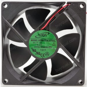 ADDA AD0912UX-A70GL 12V 0.3A 2wires Cooling Fan