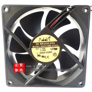 ADDA AD0924MB-A70GL 24V 0.12A 2wires Cooling Fan