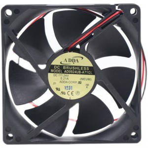 ADDA AD0924UB-A71GL 24V 0.21A 2wires Cooling Fan