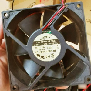 ADDA AD0924UB-Y71GL 24V 0.40A 2wires Cooling Fan 