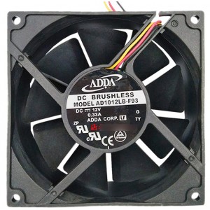 ADDA AD1012LB-F93 12V 0.33A Cooling Fan