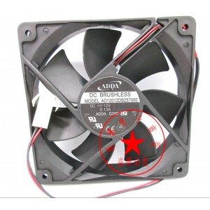 ADDA AD12012DB257000 12V 0.13A 2 wires Cooling Fan