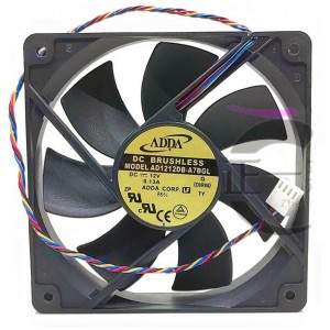 ADDA AD1212DB-A7BGL 12V 0.13A 4wires Cooling Fan