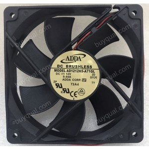 ADDA AD1212HS-A71GL 12V 0.44A 2wires Cooling Fan
