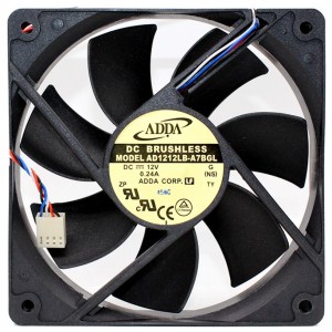 ADDA AD1212LB-A7BGL 12V 0.24A 4wires Cooling Fan