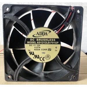 ADDA AD1212LB-F91GP 12V 0.87A 2wires cooling fan