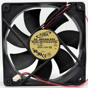 ADDA AD1212LS-A70GL 12V 0.24A 2wires cooling fan