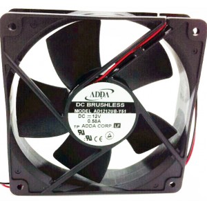 ADDA AD1212UB-Y51 12V 0.58A 2wires Cooling Fan