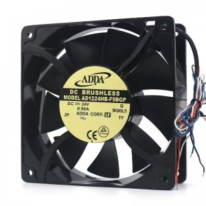ADDA AD1224HB-F9BGP 24V 0.98A 4wires Cooling Fan 