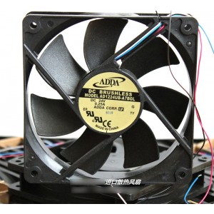 ADDA AD1224UB-A7BGL 24V 0.25A  4wires Cooling Fan