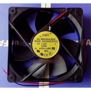 ADDA AD1224US-A71GL 24V 0.25A 2wires Cooling Fan 