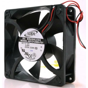 ADDA AD1312MB-F51 12V 0.48A 2wires Cooling Fan