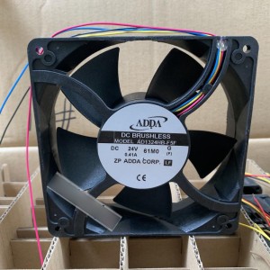 ADDA AD1324HB-F5F 24V 0.41A 4wires Cooling Fan