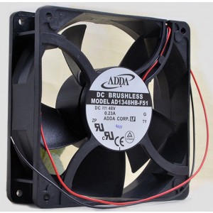 ADDA AD1348HB-F51 48V 0.23A  2wires Cooling Fan