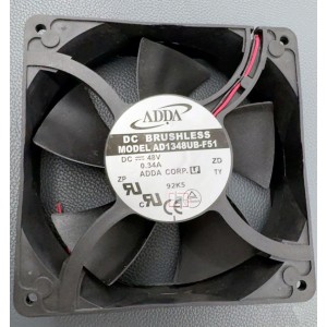 ADDA AD1348UB-F51 48V 0.34A 2wires Cooling Fan