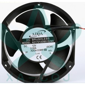 ADDA AD17212DB5152M0 AD17212DB5152MO 12V 2A 3wires Cooling Fan - New