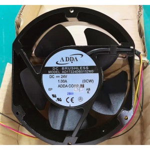 ADDA AD17224DB5152M0 AD17224DB5152MO 24V 1.00A 3wires Cooling Fan 